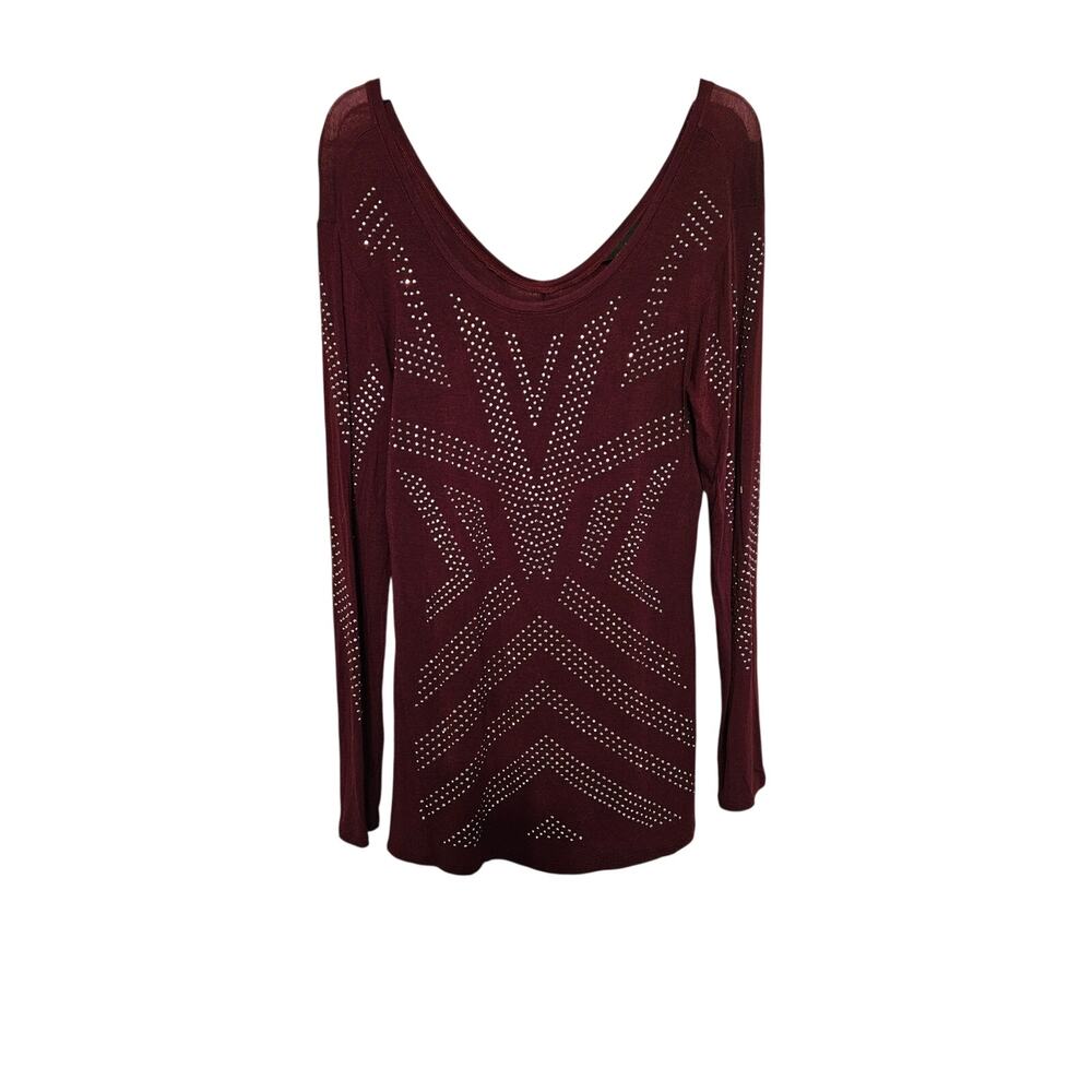 Rock & Republic Long Sleeve Lightweight Layering Top Blouse